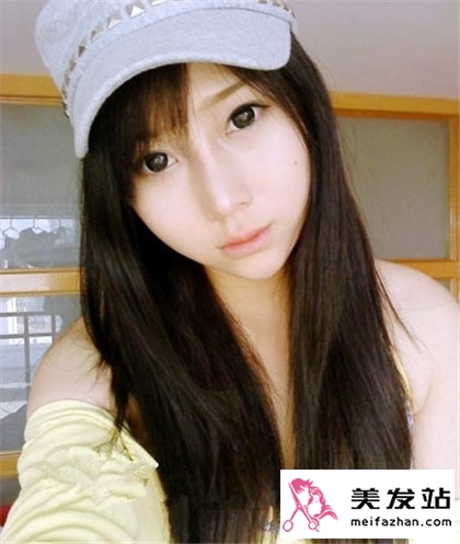 女生可爱时尚发型图片 减龄+修脸发型