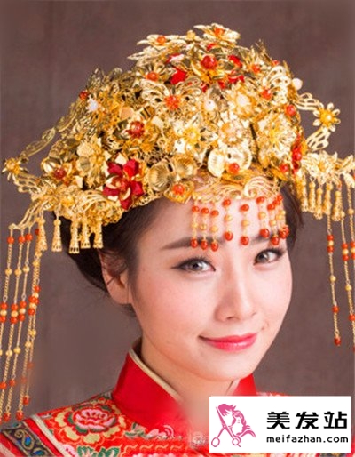 唯美中式新娘发型设计 古典文化韵味十足
