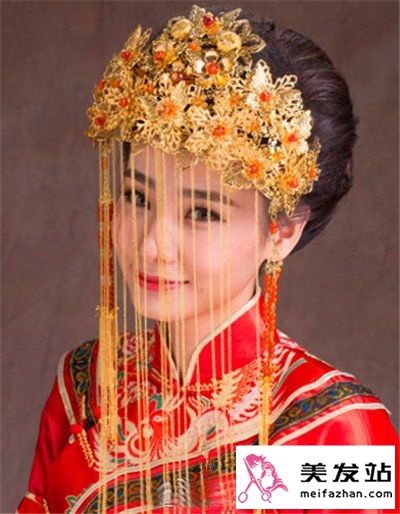 唯美中式新娘发型设计 古典文化韵味十足