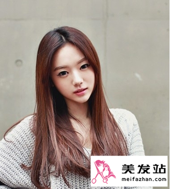 飘逸长发清新女神范