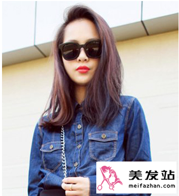棕红挑染时尚女王范