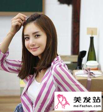甜美齐肩直发小女生感
