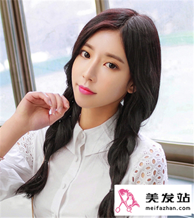 双麻花辫子