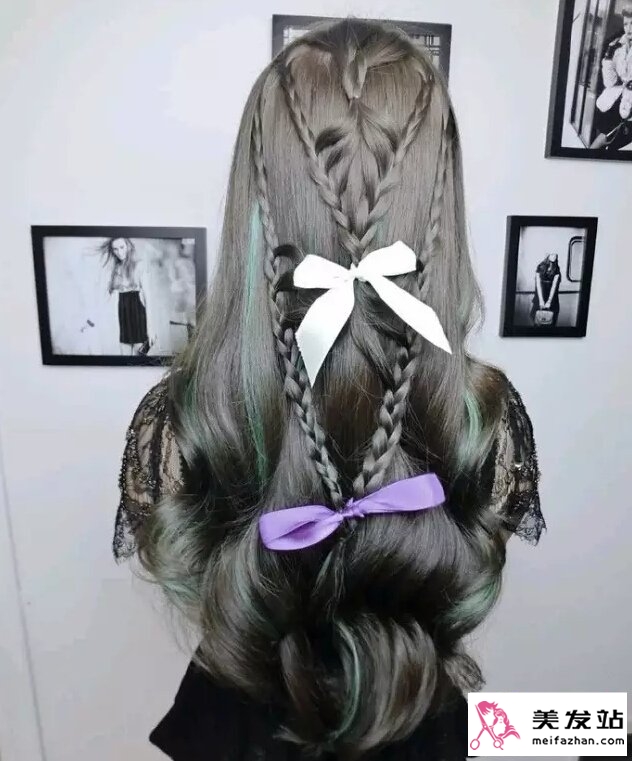 甜美扎发造型