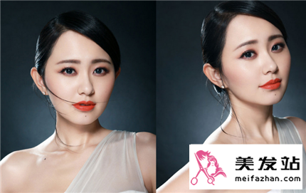 优雅精致的低扎发造型