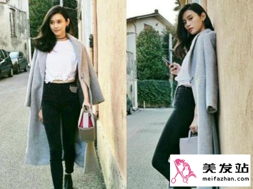 中长烫发