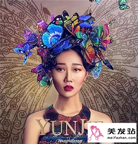 时尚新娘非主流发型