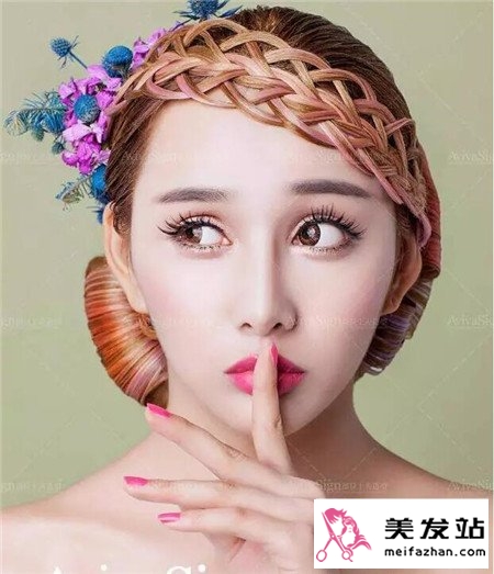 新娘创意编发设计