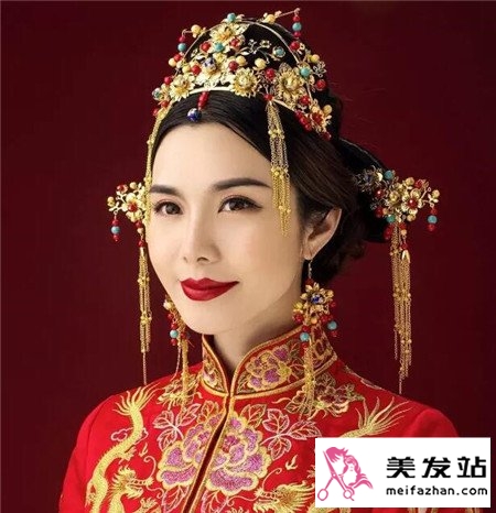 中式新娘发型