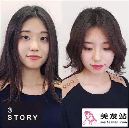 大脸适合的发型