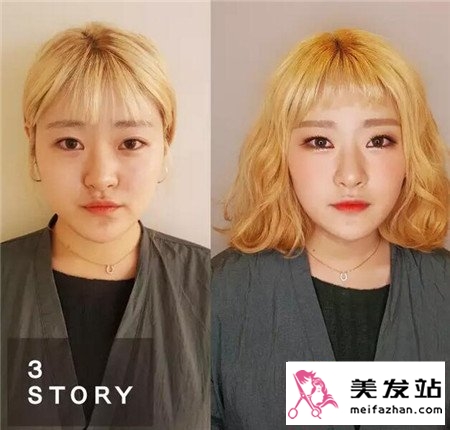 大脸适合的发型