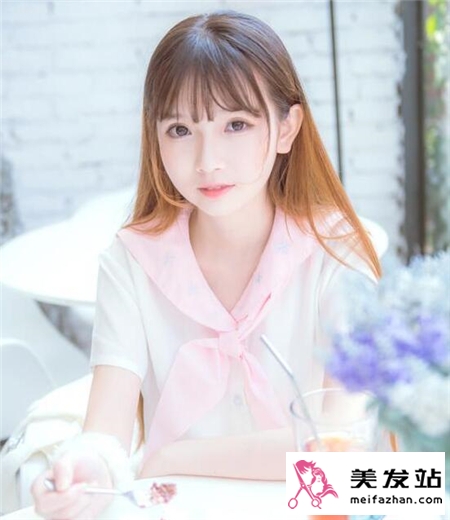 蜜糖色染发效果