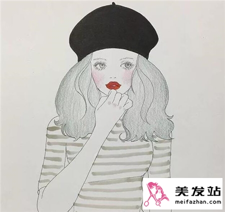 文艺淑女长发