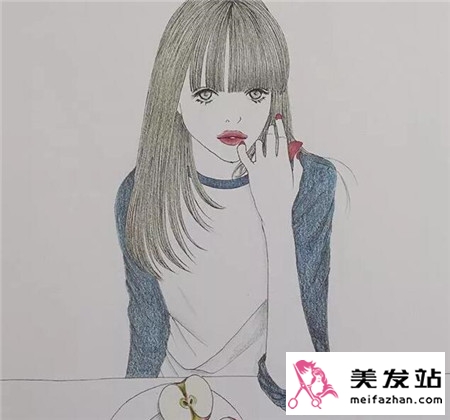 文艺淑女长发