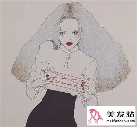 文艺淑女长发