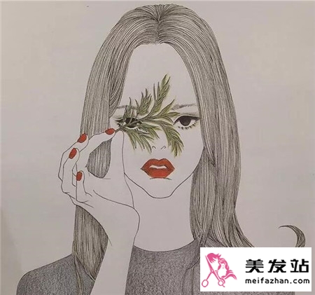 文艺淑女长发