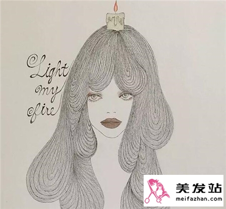 文艺淑女长发