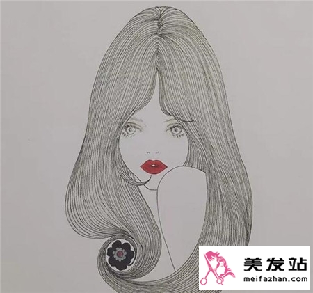文艺淑女长发