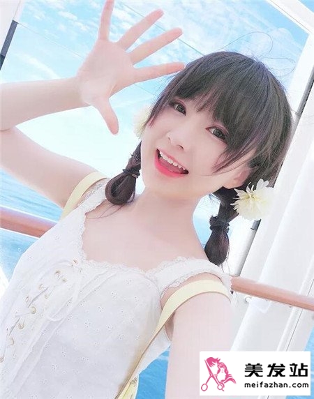 二次元风格扎发
