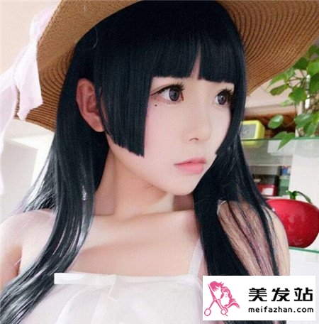 长直发造型