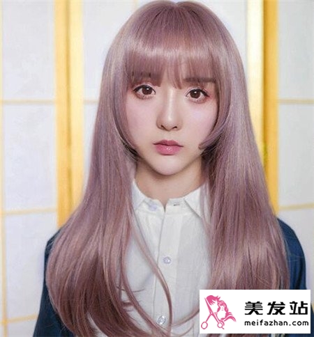 长直发造型