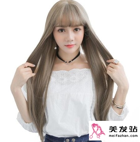 长直发造型