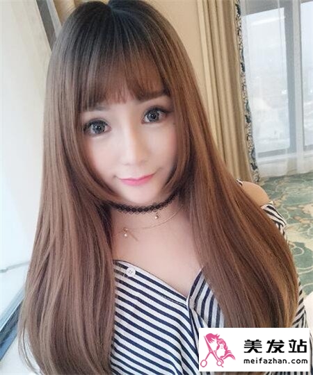 长直发造型