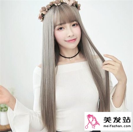 长直发造型