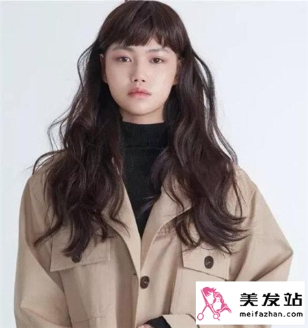 棕色染发效果图