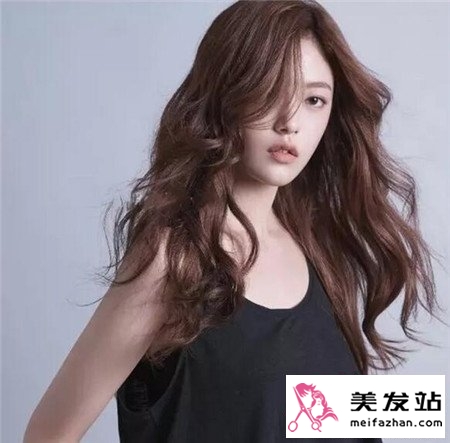 棕色染发效果图