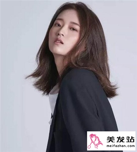 棕色染发效果图