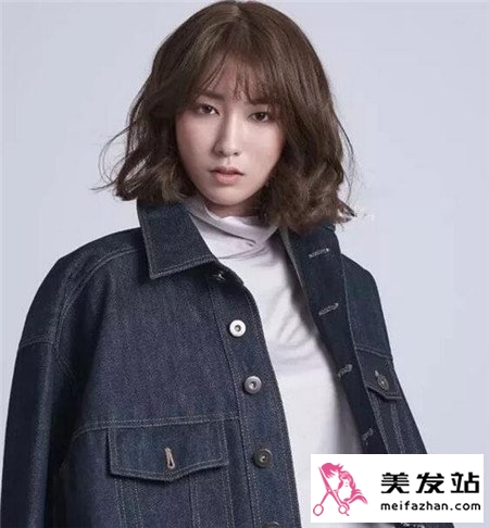 棕色染发效果图