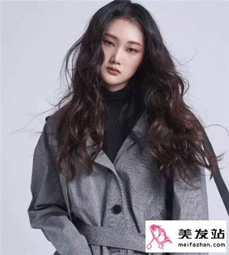 棕色染发效果图