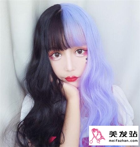 阴阳色头发
