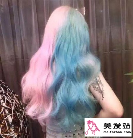 阴阳色头发