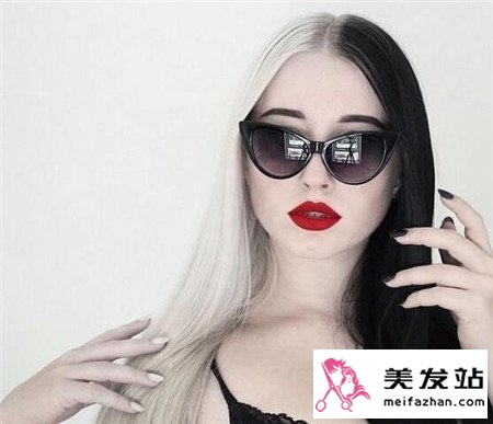 阴阳色头发
