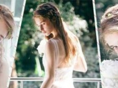 欧美田园风新娘发型 美在够清新自然