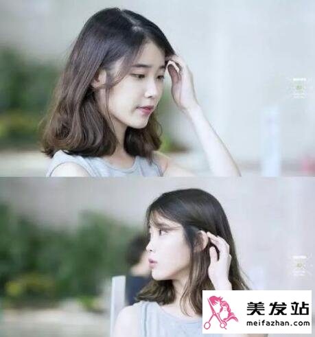 微卷短发修饰脸型