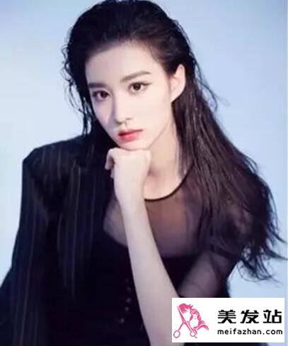 自然随性湿发造型