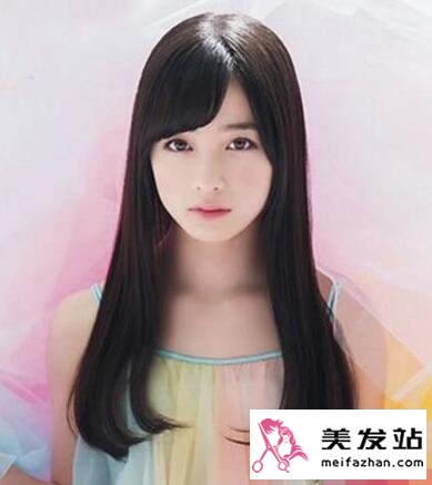 遮发际线的女生发型