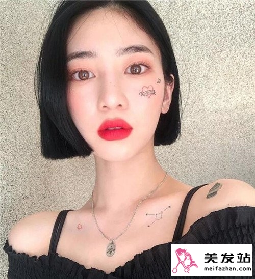 直短发