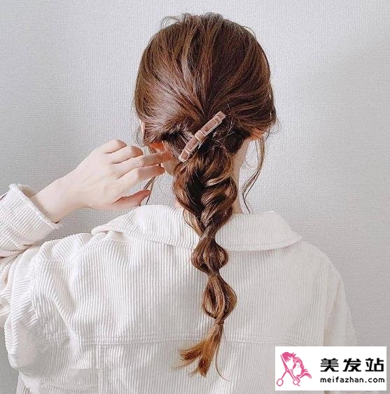 优雅长发编发
