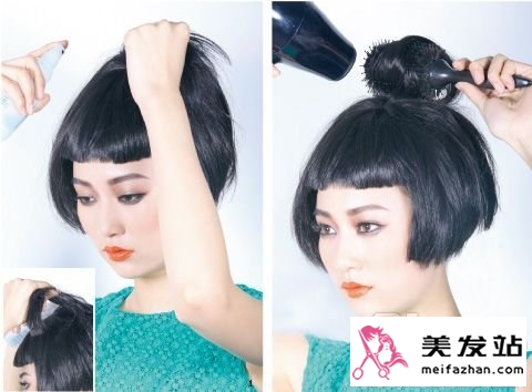 饱满后脑 打造360°的超完美发型