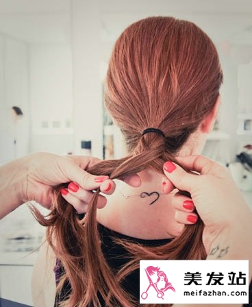 家居蜈蚣马尾辫编发