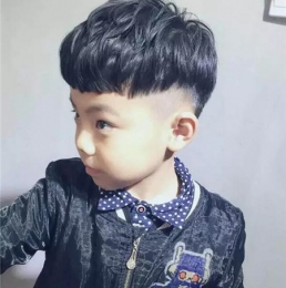 小帅哥的“西瓜太郎” 儿童西瓜头发型