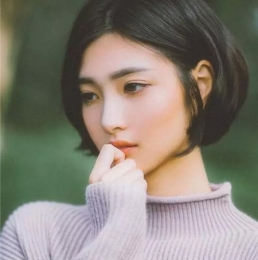 韩式流行齐腮短发 清新乖巧妹妹头