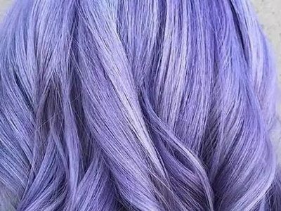 个性显白蓝紫色头发 回头率百分百超惊艳