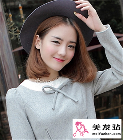 女生时尚短发发型图片   清新潮范还百搭