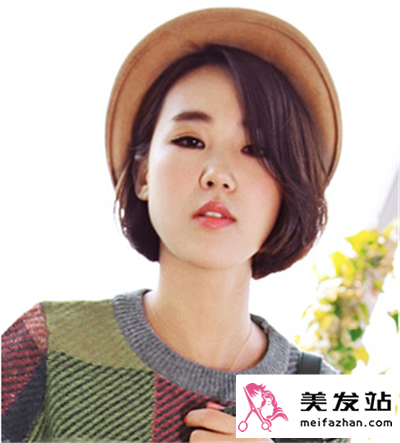 女生时尚短发发型图片   清新潮范还百搭