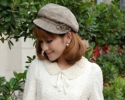 2013清新可人女生梨花烫